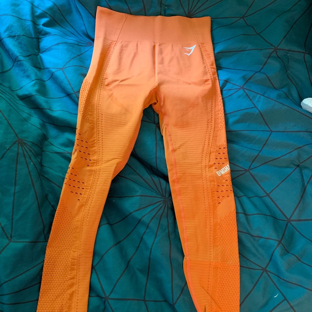 orange leggings